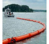 Barrages Anti-déversement d'hydrocarbures, Barrage Anti-déversement de 20 m - Barrière Anti-déversement d'hydrocarbures à Flotteur Solide pour Les Ports et quais maritimes, contrôl