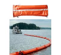 Barrages Anti-déversement d'hydrocarbures, Barrage Anti-déversement Haute visibilité - PVC résistant aux hydrocarbures de qualité Commerciale | Intervention Rapide en Cas de déversement pour