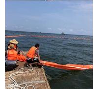 barrages Anti-déversement d'hydrocarbures, fabriqués à partir de PVC recy arrages flottants Anti-déversement d'hydrocarbures adaptés aux Lacs et aux océans, barrages Anti-déversement d'