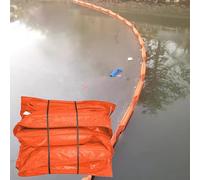 Barrages Anti-Pollution, Barrage Flottant Professionnel Anti-Pollution - Barrière Anti-Pollution réutilisable en PVC pour Ports, Lacs et océans | Protection Anti-Pollution Haute résistance -