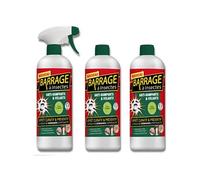 Barrages aux insectes lot de 3 - VENTEO - Anti-nuisible/Effet préventif - Agis en intérieur/extérieur - Toutes surfaces - Base de géraniol - Efficacité immédiate - 1L