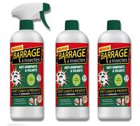 Barrages aux insectes lot de 3 | VENTEO | Anti|nuisible/Effet préventif | Agis en intérieur/extérieur | Toutes surfaces