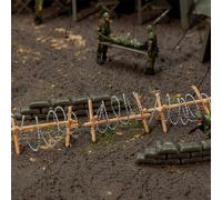 Barrages de fils barbelés, camp Militaire - FALLER 144122 - HO 1/87