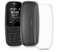 BarRan Nokia 105 Single SIM Mobile Phone (2017 Edition) Coque, Housse Transparente Gel Silicone Case Cover Crystal Clair Soft Gel TPU pour Nokia 105 Single SIM Mobile Phone (2017 Edition)