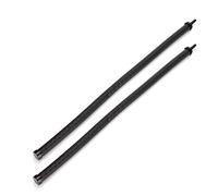 Barre à Bulles en Pierre à Air, Tube Diffuseur D'oxygène Durable pour Aquariums, Améliore L'aération de l'eau, 2 Pièces Noires 12,6 Pouces