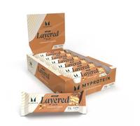 Barre à couches croustillante 12 barres chocolat caramel