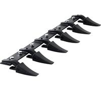 Barre à dents de godet SucceBuy, 48 pouces, barre robuste à 6 dents pour chargeuse, tracteur, chargeuse compacte, capacité de charge de 4560 lbs, conception boulonnable pour un levage efficace et une