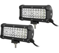 Barre à LED, quadruple rangée, feux de travail tout-terrain, 2x 7 pouces 120W Spot