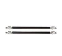 Barre à LèVres Pare-Chocs Pour Voiture 1 paire de barre Support séparateur lèvre pare-chocs avant et arrière réglable course universelle/Kit tige traction 75mm/100mm/150mm/200mm(200mm black)