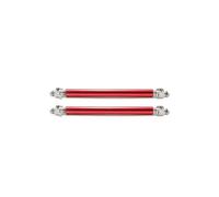 Barre à LèVres Pare-Chocs Pour Voiture 1 paire de barre Support séparateur lèvre pare-chocs avant et arrière réglable course universelle/Kit tige traction 75mm/100mm/150mm/200mm(100mm red)
