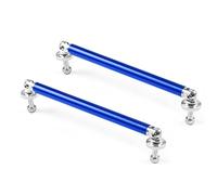Barre à LèVres Pare-Chocs Pour Voiture 100 MM 150 MM 200 MM en aluminium pare-chocs lèvre avant entretoise tige séparateur tige barres de soutien(150MM BLUE)