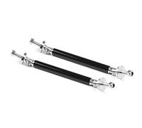 Barre à LèVres Pare-Chocs Pour Voiture 100 MM 150 MM 200 MM en aluminium pare-chocs lèvre avant entretoise tige séparateur tige barres de soutien(100MM BLACK)