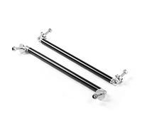 Barre à LèVres Pare-Chocs Pour Voiture 100 MM 150 MM 200 MM en aluminium pare-chocs lèvre avant entretoise tige séparateur tige barres de soutien(200MM BLACK)