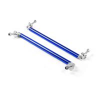 Barre à LèVres Pare-Chocs Pour Voiture 100 MM 150 MM 200 MM en aluminium pare-chocs lèvre avant entretoise tige séparateur tige barres de soutien(200MM BLUE)