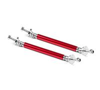 Barre à LèVres Pare-Chocs Pour Voiture 100 MM 150 MM 200 MM en aluminium pare-chocs lèvre avant entretoise tige séparateur tige barres de soutien(100MM RED)
