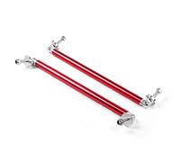 Barre à LèVres Pare-Chocs Pour Voiture 100 MM 150 MM 200 MM en aluminium pare-chocs lèvre avant entretoise tige séparateur tige barres de soutien(200MM RED)