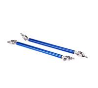 Barre à LèVres Pare-Chocs Pour Voiture 2 pièces/200mm universel course avant pare-chocs lèvre séparateur tige jambe de force barre liaison Kit Support(Blue)
