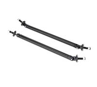 Barre à LèVres Pare-Chocs Pour Voiture 2 pièces voiture course réglable pare-chocs avant tiges de séparation Support lèvre séparateur jambe force barre support Kit tige 75/100/150/200mm(200mm Black)