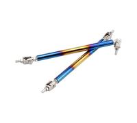 Barre à LèVres Pare-Chocs Pour Voiture 2psc Universal Racing Réglable Avant Pare-chocs Arrière Séparateur De Lèvre Barre Support/Kit Tige Traction 150mm 200mm(15CM Roast blue)