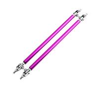 Barre à LèVres Pare-Chocs Pour Voiture 2psc Universal Racing Réglable Avant Pare-chocs Arrière Séparateur De Lèvre Barre De Support/Kit De Tige De Traction Racing 150mm / 200mm(20CM purple)