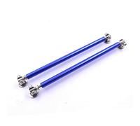 Barre à LèVres Pare-Chocs Pour Voiture 2x Kit de barre de Support de séparateur de lèvre de pare-chocs avant arrière réglable de course universelle 200mm réglage de style de voiture(Blue)