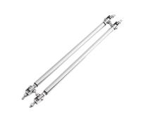 Barre à LèVres Pare-Chocs Pour Voiture Barre de Support de séparateur de lèvre de pare-chocs avant et arrière réglable de course universelle/Kit de tige de traction course 150mm/200mm(15CM silver)