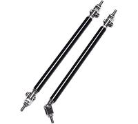 Barre à LèVres Pare-Chocs Pour Voiture Barre de support tige jambe force becquet séparateur lèvre pare-chocs avant universel(7.5cm Black)