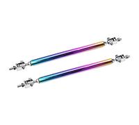 Barre à LèVres Pare-Chocs Pour Voiture Barres de séparation de voiture course réglable avant pare-chocs arrière Support de lèvre entretoise barre de traction 150/200mm universel 1 paire(15CM color)