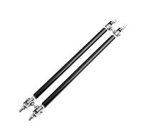 Barre à LèVres Pare-Chocs Pour Voiture Barres de séparation de voiture course réglable avant pare-chocs arrière Support de lèvre entretoise barre de traction 150/200mm universel 1 paire(20CM Black)
