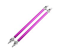 Barre à LèVres Pare-Chocs Pour Voiture Barres de séparation de voiture course réglable avant pare-chocs arrière Support de lèvre entretoise barre de traction 150/200mm universel 1 paire(15CM purple)
