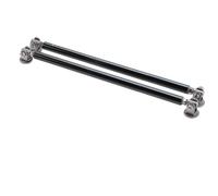 Barre à LèVres Pare-Chocs Pour Voiture Barres de support tige séparateur lèvre universelles 200mm réglable pare-chocs avant arrière Kit barre becquet voiture décorative(20cm Black)