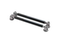 Barre à LèVres Pare-Chocs Pour Voiture Barres de support tige séparateur lèvre universelles 200mm réglable pare-chocs avant arrière Kit barre becquet voiture décorative(10cm Black)