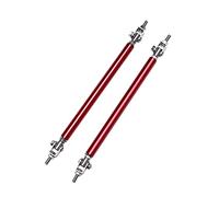 Barre à LèVres Pare-Chocs Pour Voiture For Mini voiture pare-chocs avant lèvre séparateur Spoiler tiges de jambe de force cravate réglable jambe de force cravate tige de traction Kit course(20cm Red)