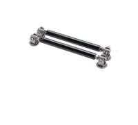Barre à LèVres Pare-Chocs Pour Voiture Kit de barre Support becquet séparateur lèvre pare-chocs arrière avant voiture universel, tige décorative(7.5cm Black)