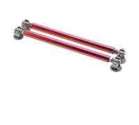 Barre à LèVres Pare-Chocs Pour Voiture Kit de barre Support becquet séparateur lèvre pare-chocs arrière avant voiture universel, tige décorative(15cm Red)