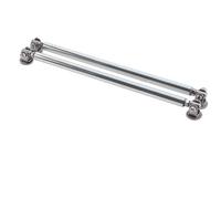 Barre à LèVres Pare-Chocs Pour Voiture Kit de barre Support becquet séparateur lèvre pare-chocs arrière avant voiture universel, tige décorative(20cm Silver)