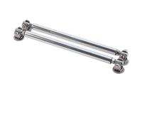 Barre à LèVres Pare-Chocs Pour Voiture Kit de barre Support becquet séparateur lèvre pare-chocs arrière avant voiture universel, tige décorative(15cm Silver)