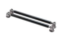 Barre à LèVres Pare-Chocs Pour Voiture Kit de barre Support becquet séparateur lèvre pare-chocs arrière avant voiture universel, tige décorative(15cm Black)