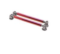 Barre à LèVres Pare-Chocs Pour Voiture Kit de barre Support becquet séparateur lèvre pare-chocs arrière avant voiture universel, tige décorative(10cm Red)