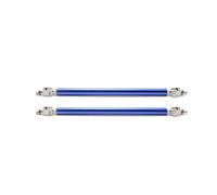 Barre à LèVres Pare-Chocs Pour Voiture Kit de barre Support becquet séparateur lèvre pare-chocs avant et arrière voiture course universel 150mm, tige traction réglable(15cm blue)