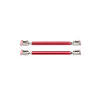 Barre à LèVres Pare-Chocs Pour Voiture Kit de Support adhésif universel réglable, tige séparation lèvre pare-chocs avant, barre liaison, accessoires 75mm/100mm/150mm/200mm(15cm red)