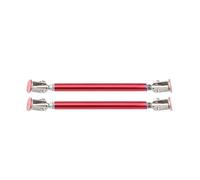 Barre à LèVres Pare-Chocs Pour Voiture Kit de Support adhésif universel réglable, tige séparation lèvre pare-chocs avant, barre liaison, accessoires 75mm/100mm/150mm/200mm(20cm red)