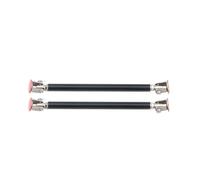 Barre à LèVres Pare-Chocs Pour Voiture Kit de Support adhésif universel réglable, tige séparation lèvre pare-chocs avant, barre liaison, accessoires 75mm/100mm/150mm/200mm(20cm black)