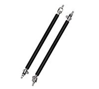 Barre à LèVres Pare-Chocs Pour Voiture Kit de support barre liaison for pare-chocs avant 20 cm(Black)