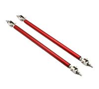 Barre à LèVres Pare-Chocs Pour Voiture Kit universel réglable de Support barre liaison tige séparation lèvre pare-chocs avant course 75mm/100mm/150mm/200mm(200mm Red)