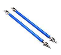 Barre à LèVres Pare-Chocs Pour Voiture Kit universel réglable de Support barre liaison tige séparation lèvre pare-chocs avant course 75mm/100mm/150mm/200mm(200mm Blue)