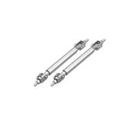 Barre à LèVres Pare-Chocs Pour Voiture Tiges de séparation de voiture de course réglables, Support de lèvre de pare-chocs avant et arrière, Kit de barre de traction, 75/100/150/200mm(Silver-75mm)