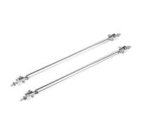 Barre à LèVres Pare-Chocs Pour Voiture Universel réglable course pare-chocs avant lèvre séparateur tige jambe de force Kit de Support de barre de liaison vis fixe 75mm/100mm/150mm/200mm(200mm Sliver)