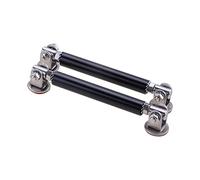 Barre à LèVres Pare-Chocs Pour Voiture Universel réglable pare-chocs avant lèvre séparateur tige jambe de force barre liaison Kit Support adhésif accessoires 75mm/100mm/150mm/200mm(100mm Black)