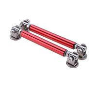 Barre à LèVres Pare-Chocs Pour Voiture Universel réglable pare-chocs avant lèvre séparateur tige jambe de force barre liaison Kit Support adhésif accessoires 75mm/100mm/150mm/200mm(75mm Red)